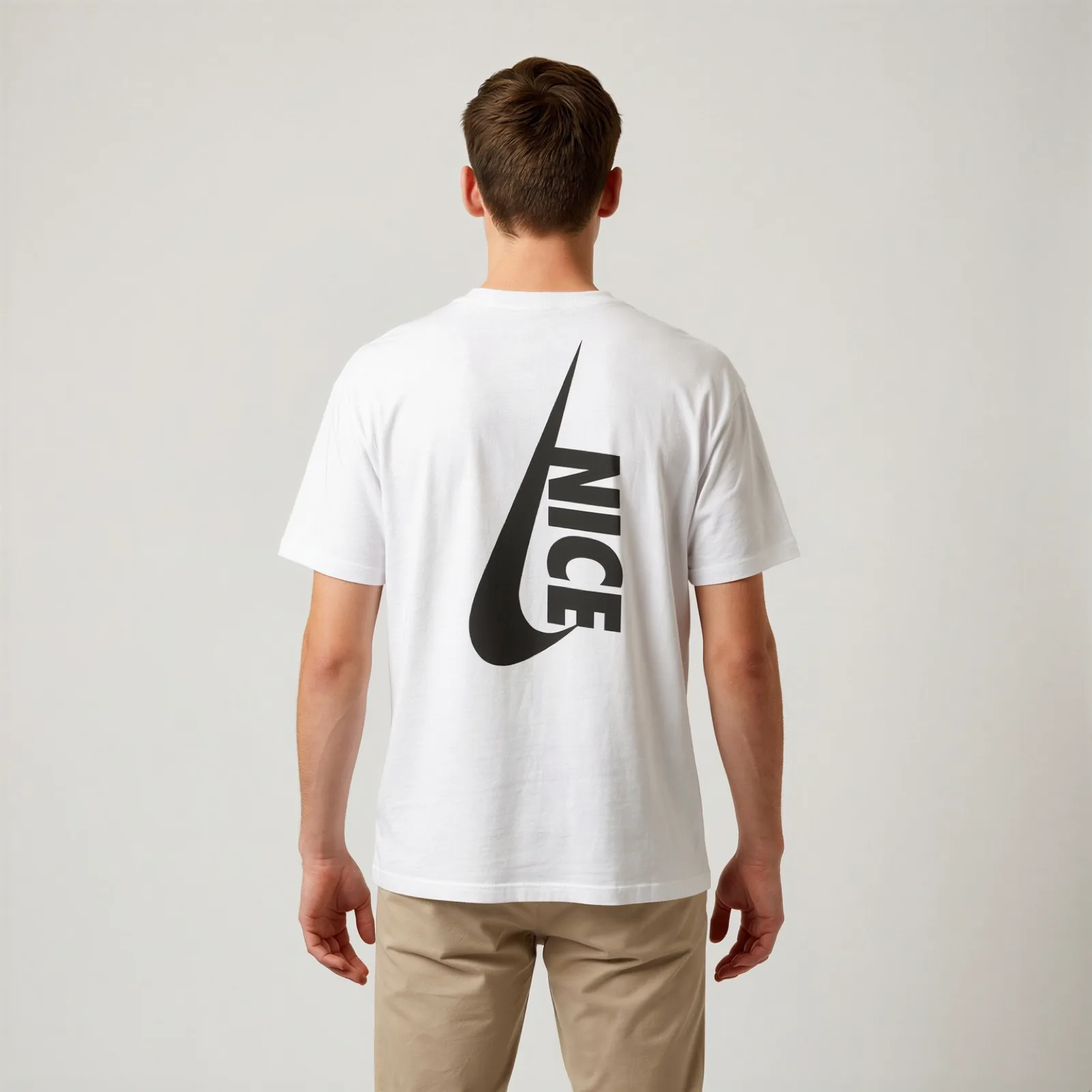 Nice Tick tee, back, mark