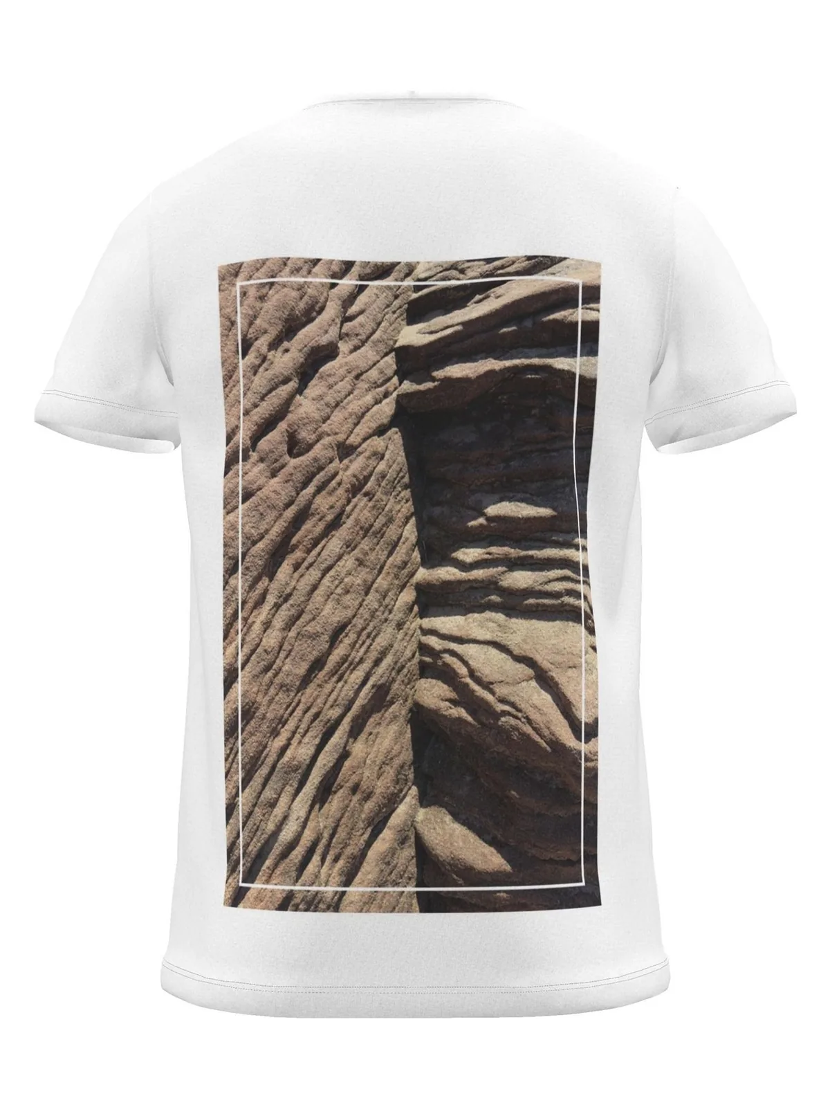 Framed nature photograph on an Its.That. tee