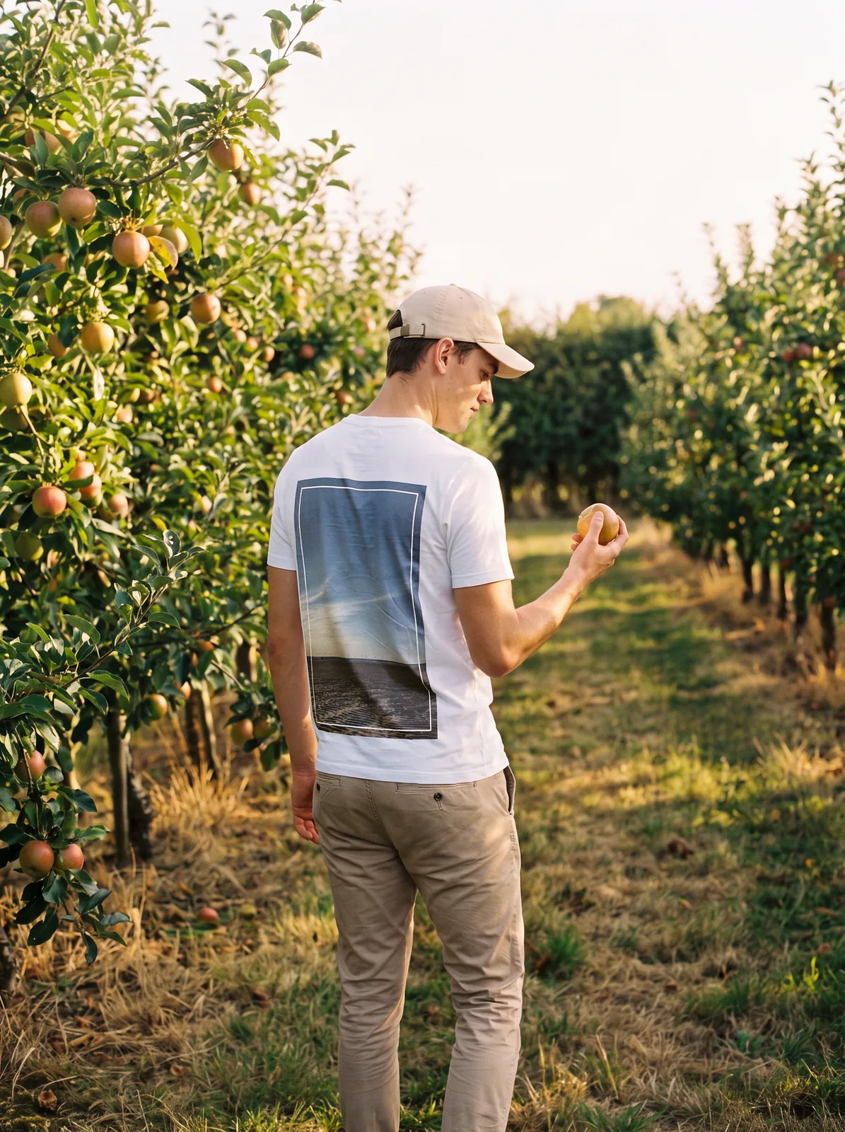 Framed nature photograph on an Its.That. tee