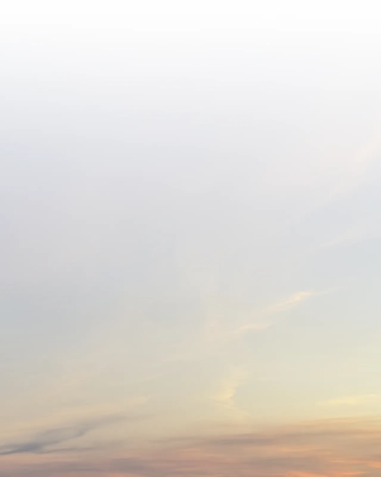 Sunset sky, photographed for the print series