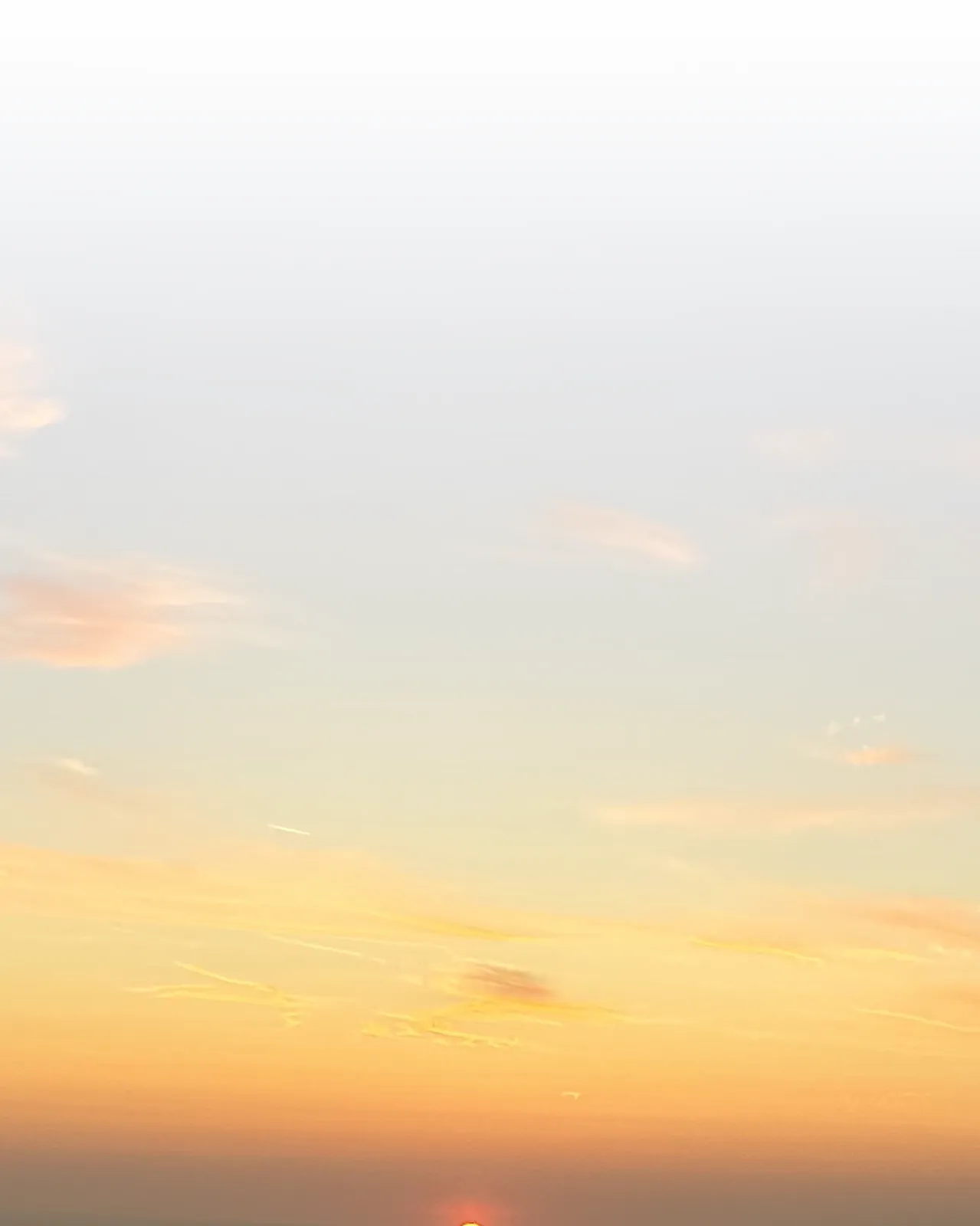 Sunset sky, photographed for the print series