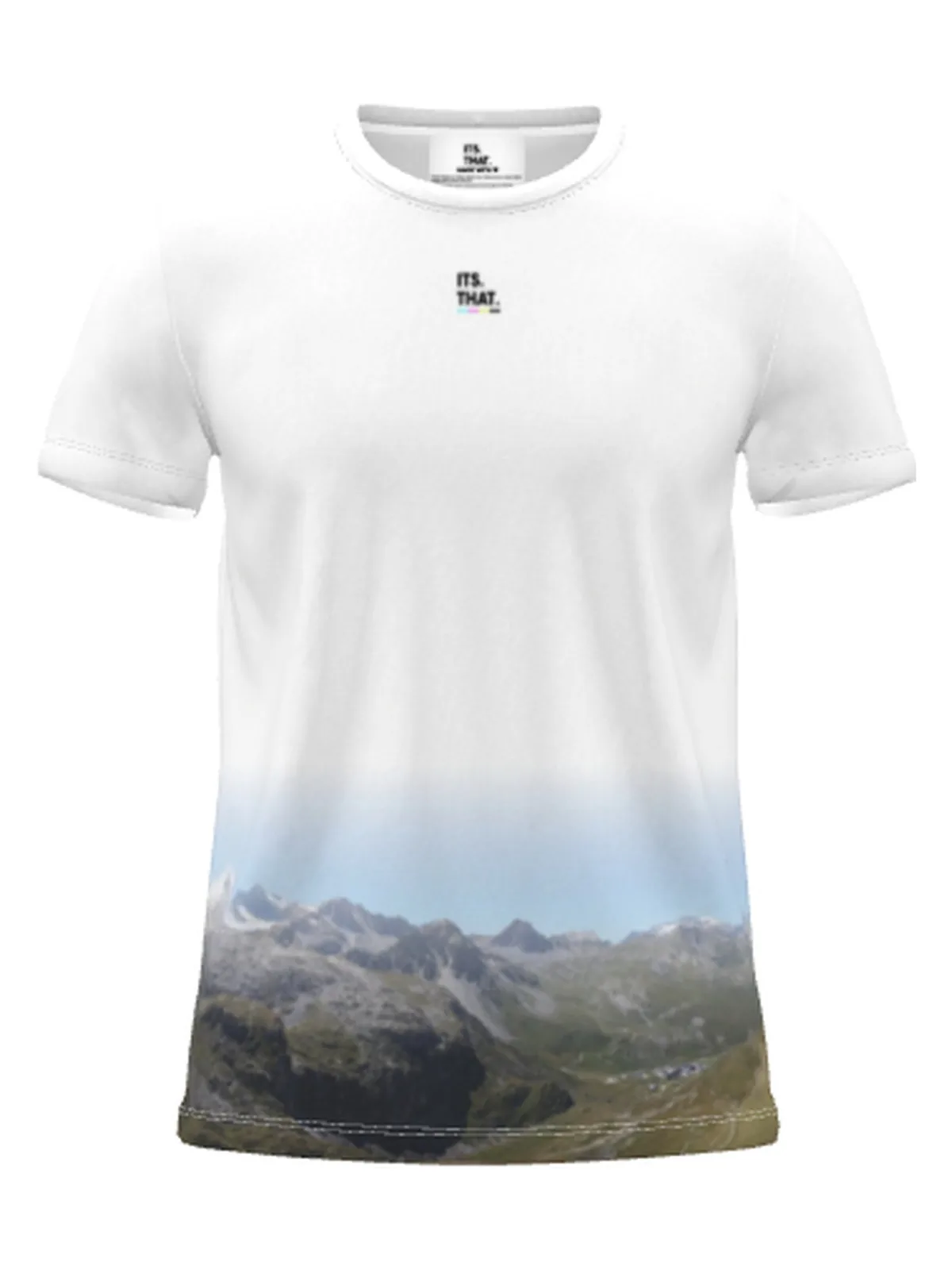 360 degree wrap-around print, Tignes, Alps