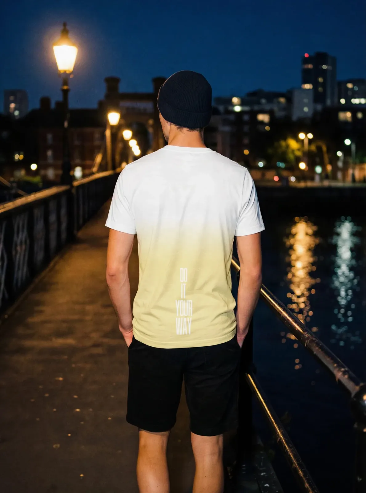Do it your way tee dipped in yellow ink