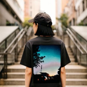 Woman Outdoors Flap Kings T-shirt