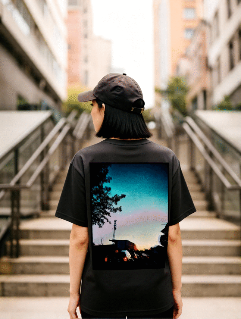 Woman Outdoors Flap Kings T-shirt