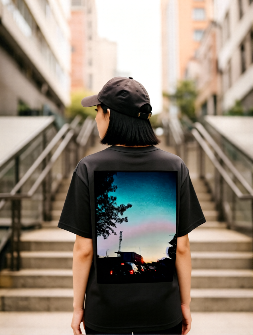 Woman Outdoors Flap Kings T-shirt