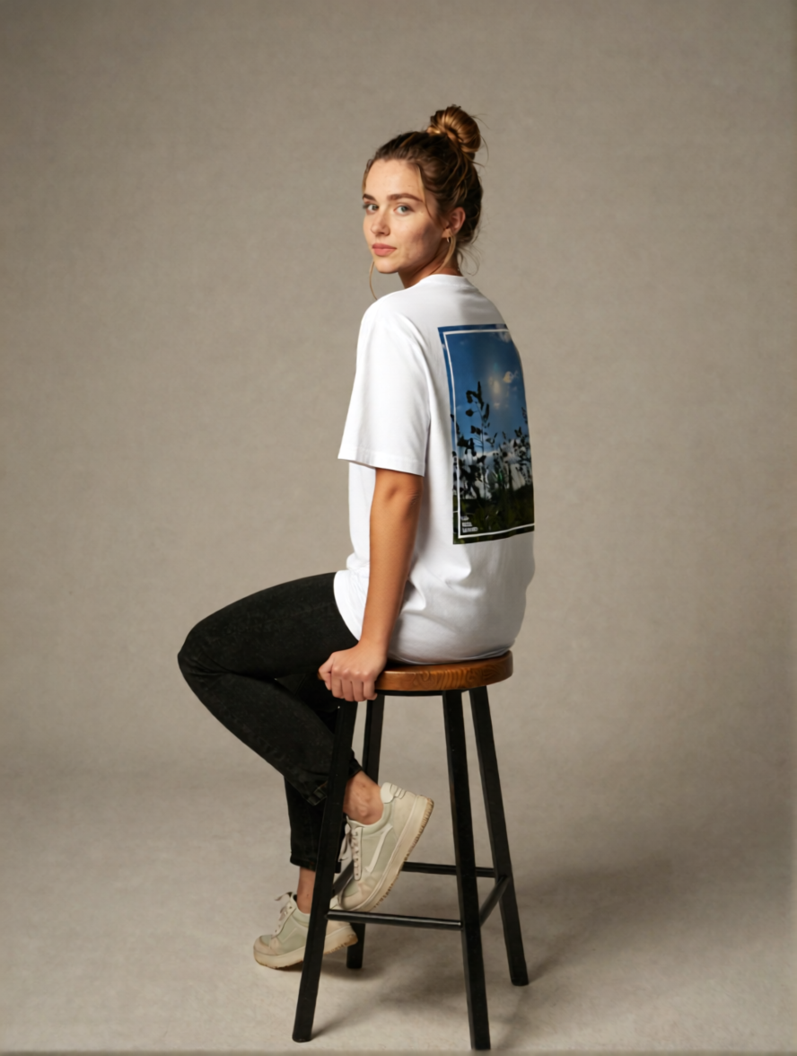 Meadow T-shirt Woman Photoshoot