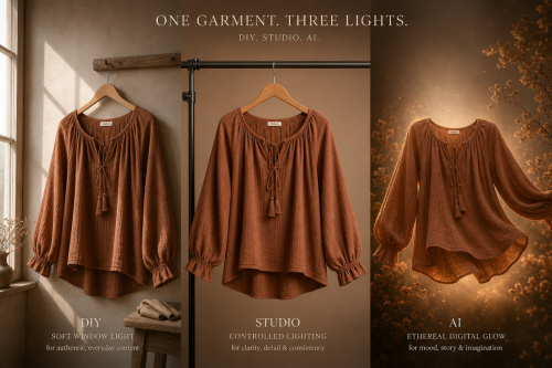 Clothing Photography Cost: DIY vs Studio vs AI — Snappyit