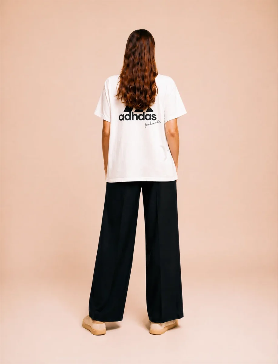 ADHDas Backprint Tee, back view, Its.That.