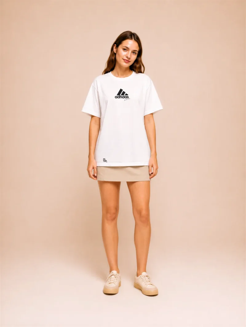 ADHDas Front Tee, front view, Its.That.