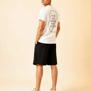 "MAY YOU ALWAYS KNOW HOW FAR YOU HAVE COME" Backprint Tee, back view, Its.That.