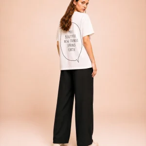 "MAY BEAUTIFUL NEW THINGS SPRING FORTH" Backprint Tee, back view, Its.That.