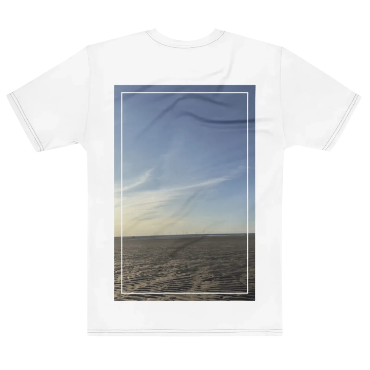 'Still Water' Photo Print | Backprint T-shirt, flat back view, Its.That.