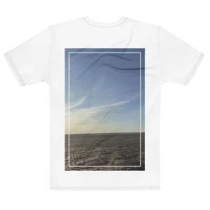 'Still Water' Photo Print | Backprint T-shirt, flat back view, Its.That.
