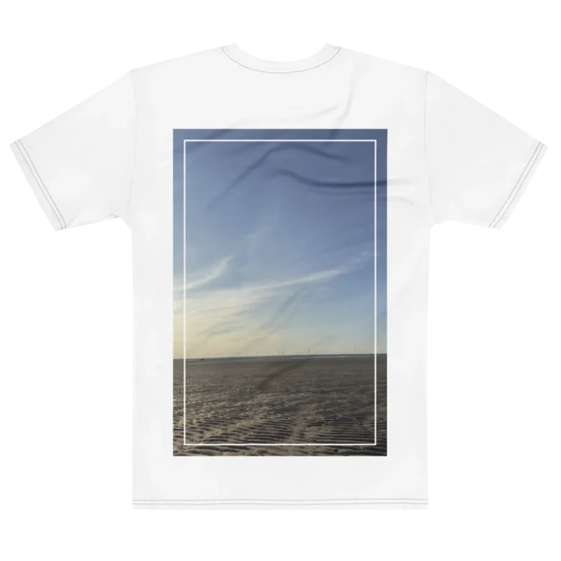 'Still Water' Photo Print | Backprint T-shirt, flat back view, Its.That.