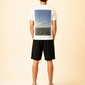 'Still Water' Photo Print | Backprint T-shirt, back view, Its.That.