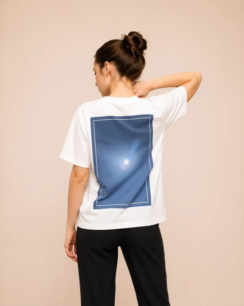 'Open Sky' Photo Print | Backprint T-shirt, back view, Its.That.