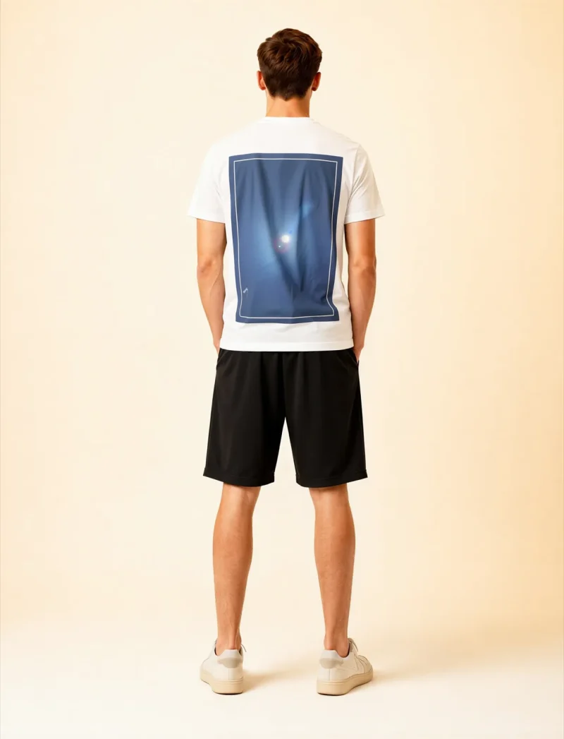 'Open Sky' Photo Print | Backprint T-shirt, back view, Its.That.