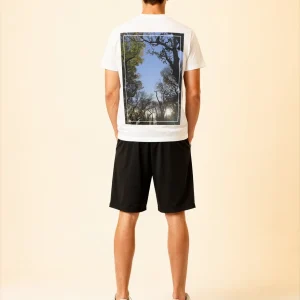 'Tall Trees' Photo Print | Backprint T-shirt, back view, Its.That.