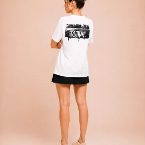 'Graffiti' Word-art | Backprint T-shirt, back view, Its.That.