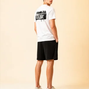 'Graffiti' Word-art | Backprint T-shirt, back view, Its.That.