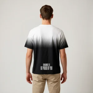 "Be proud of you" Backprint Tee, back view, Its.That.
