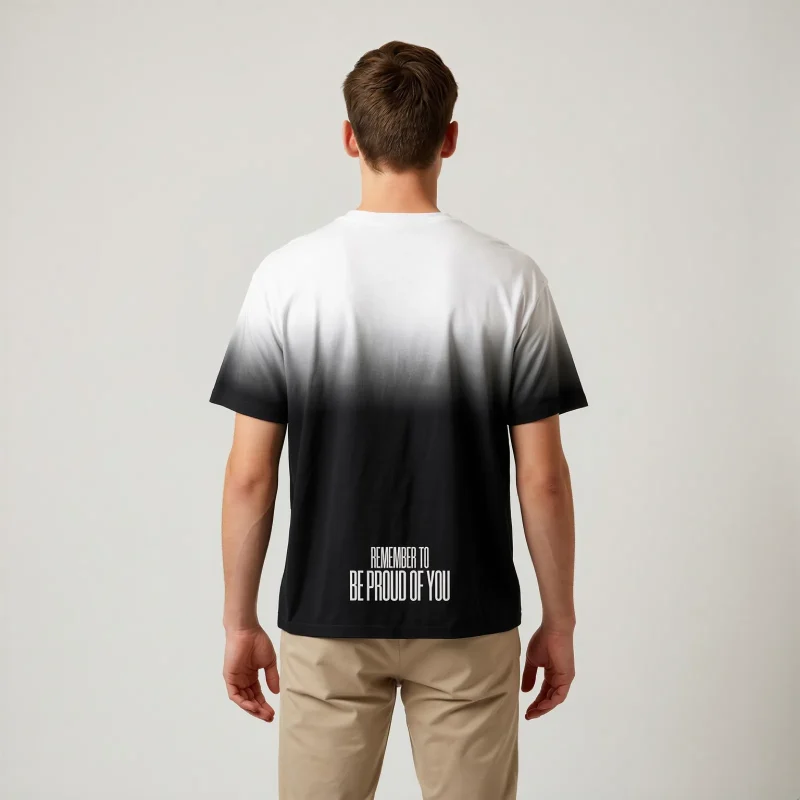 "Be proud of you" Backprint Tee, back view, Its.That.