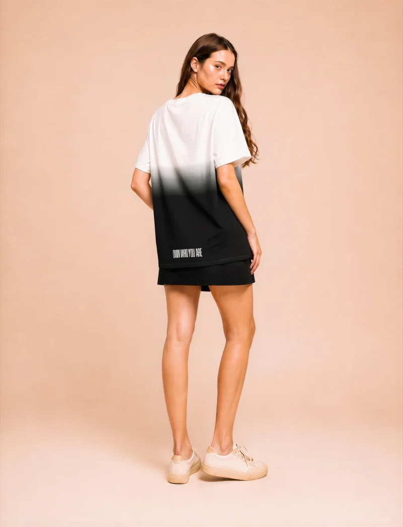 "Own who you are" Backprint Tee, back view, Its.That.