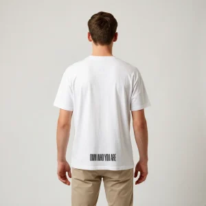 "Own who you are" Backprint Tee, back view, Its.That.