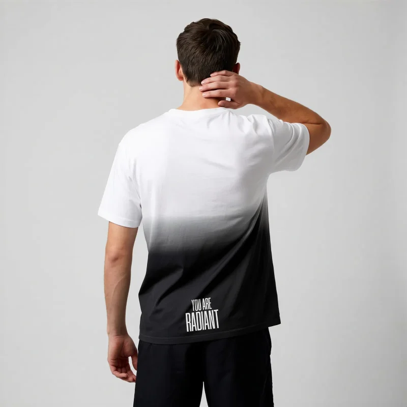 "YOU ARE RADIANT" Backprint Tee, back view, Its.That.
