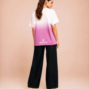 "JOY IS INCREASED BY SPREADING IT" Backprint Tee, back view, Its.That.