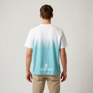 "JOY IS INCREASED BY SPREADING IT" Backprint Tee, back view, Its.That.