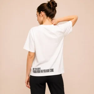 "MAY YOU ALWAYS KNOW HOW FAR YOU HAVE COME" Backprint Tee, back view, Its.That.