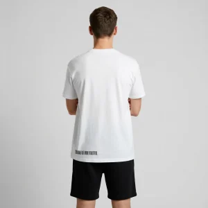 "you make life more beautiful." Backprint Tee, back view, Its.That.