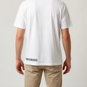 "you make life more beautiful." Backprint Tee, back view, Its.That.