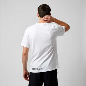 "you make life more beautiful." Backprint Tee, back view, Its.That.