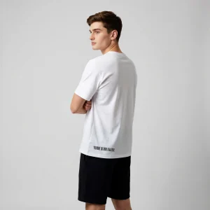 "you make life more beautiful." Backprint Tee, back view, Its.That.