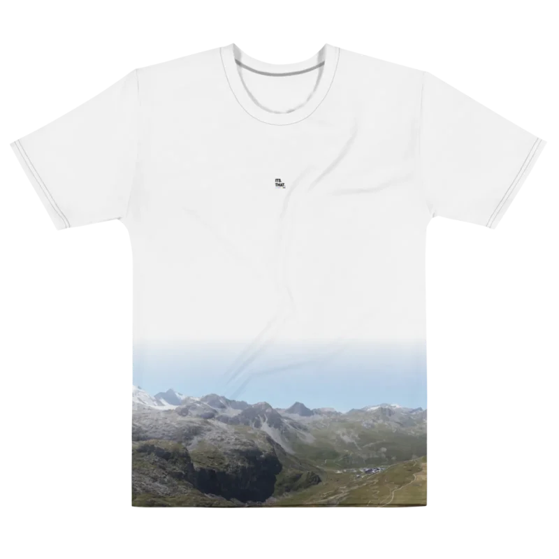 Its.That. Tignes Alpine 360 Wrap Tee, flat front view, Its.That.