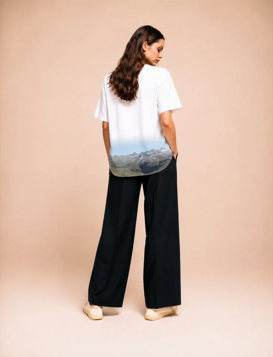 Its.That. Tignes Alpine 360 Wrap Tee, back view, Its.That.