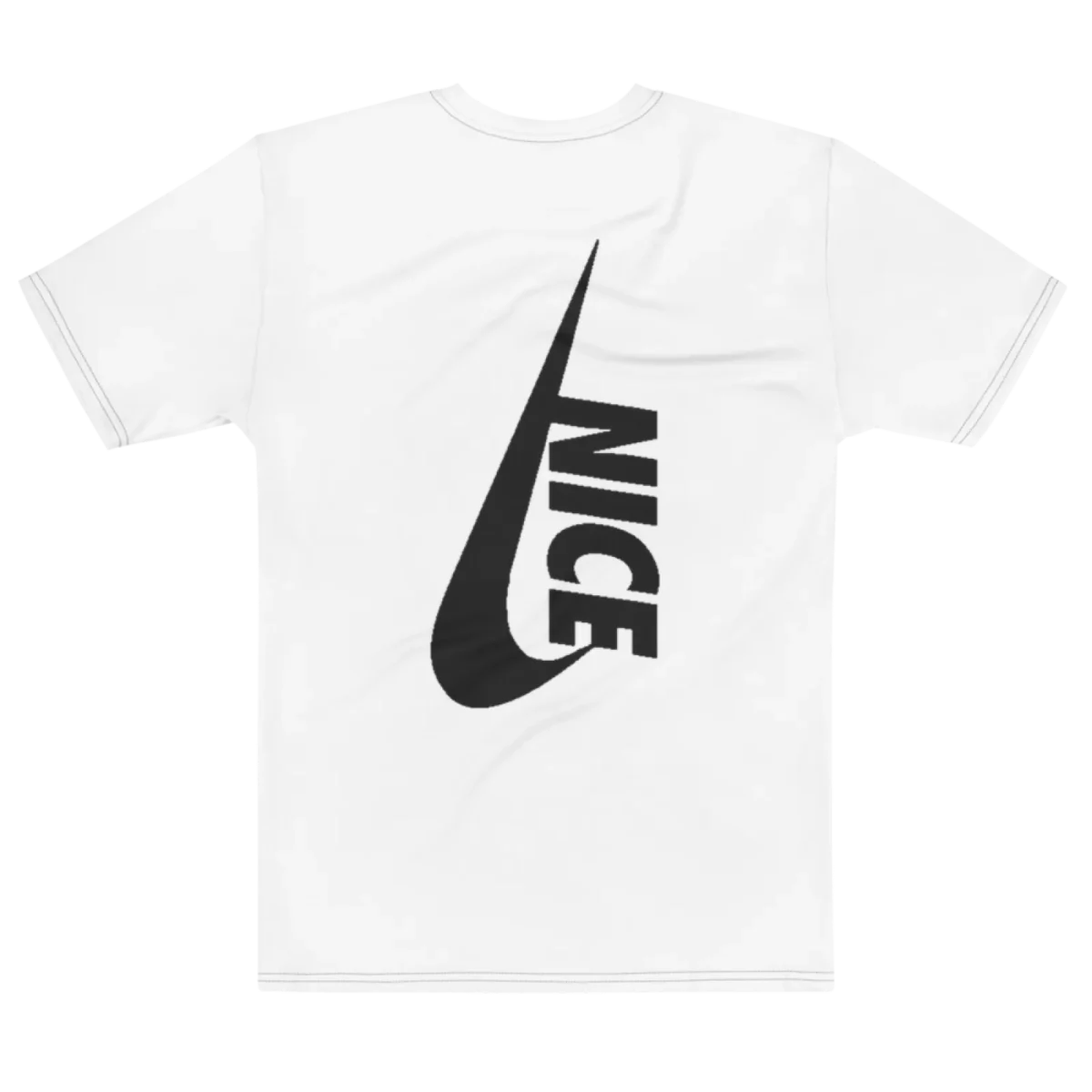Nice Tick Backprint Tee, flat back view, Its.That.