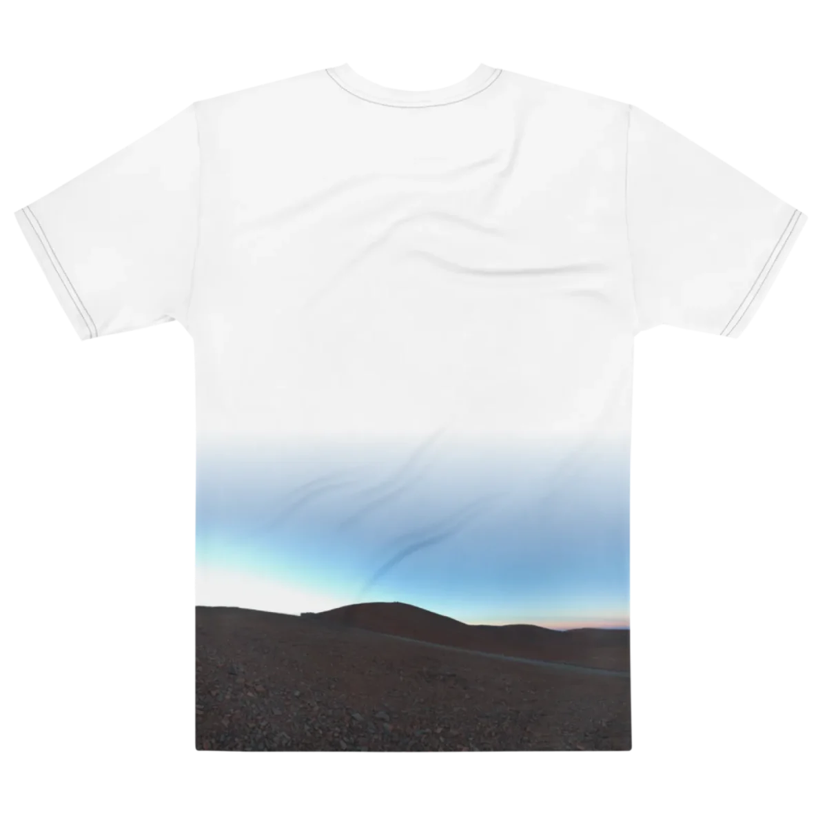 Its.That. Paranal Panorama 360 Wrap Tee, flat back view, Its.That.
