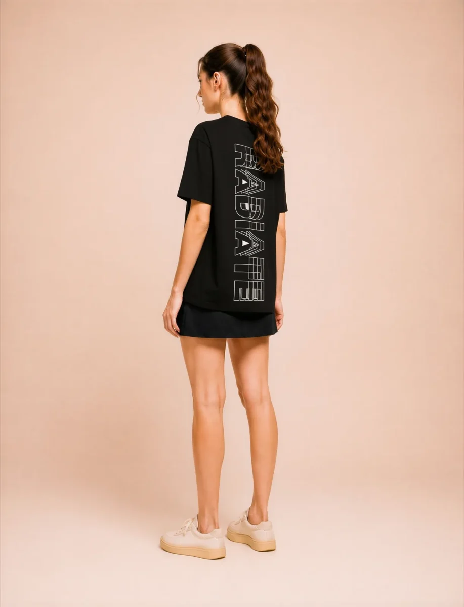 Its.That. Radiate Word-Art Tee (CMYK), front view, Its.That.