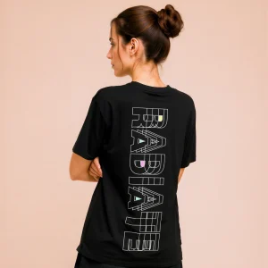 Its.That. Radiate Word-Art Tee (CMYK), back view, Its.That.