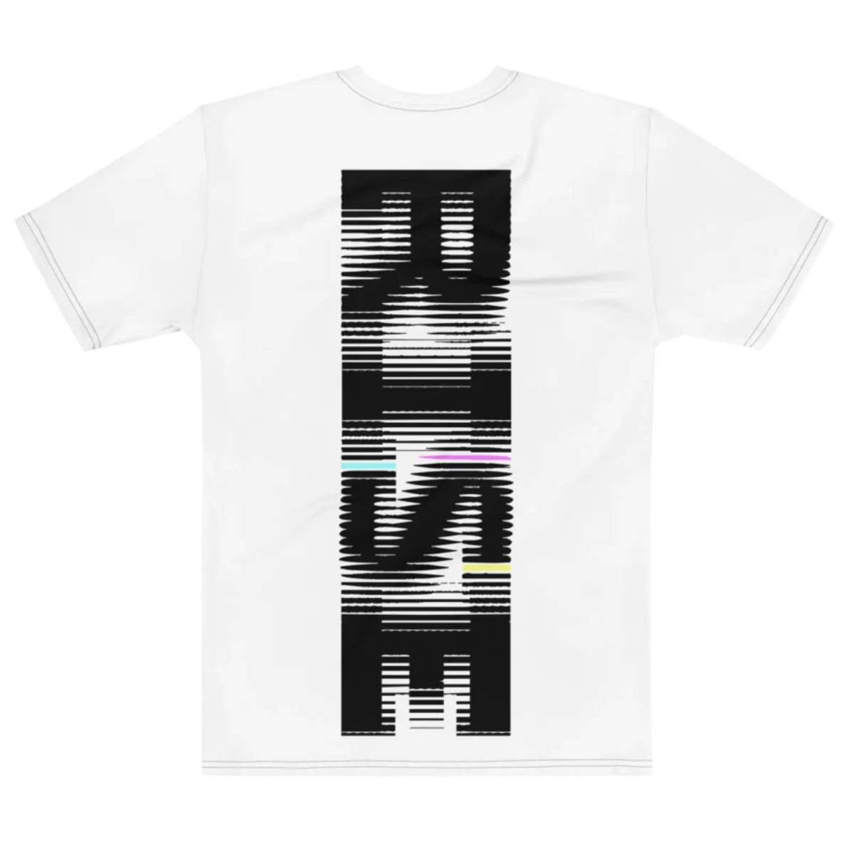 Its.That. Rise Word-Art Tee (CMYK), flat back view, Its.That.