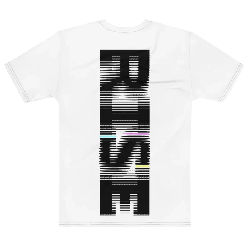 Its.That. Rise Word-Art Tee (CMYK), flat back view, Its.That.