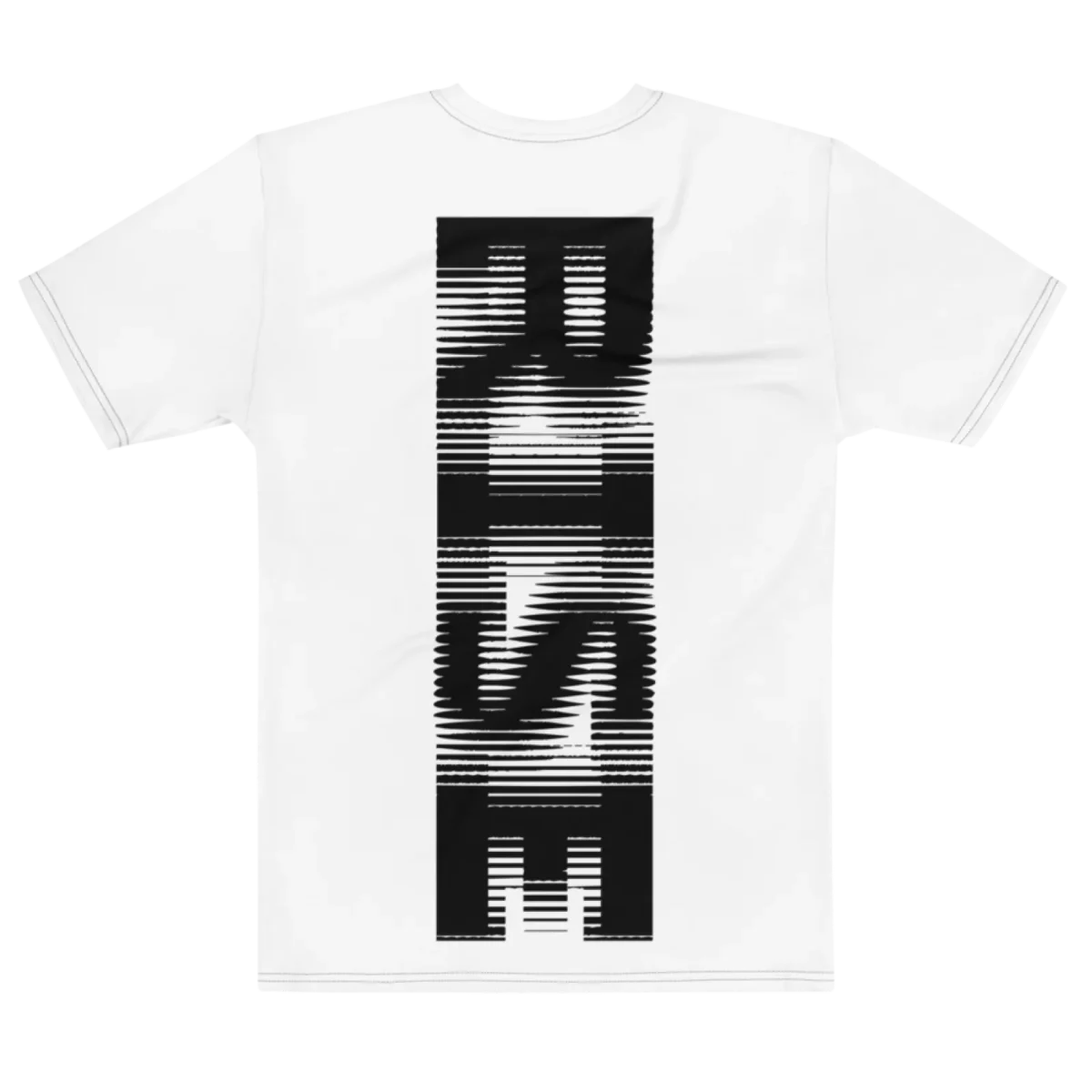 Its.That. Rise Word-Art Tee, flat back view, Its.That.