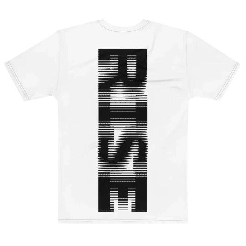 Its.That. Rise Word-Art Tee, flat back view, Its.That.