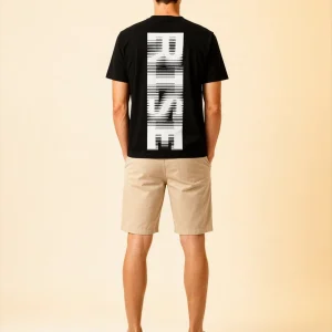 Its.That. Rise Word-Art Tee, back view, Its.That.