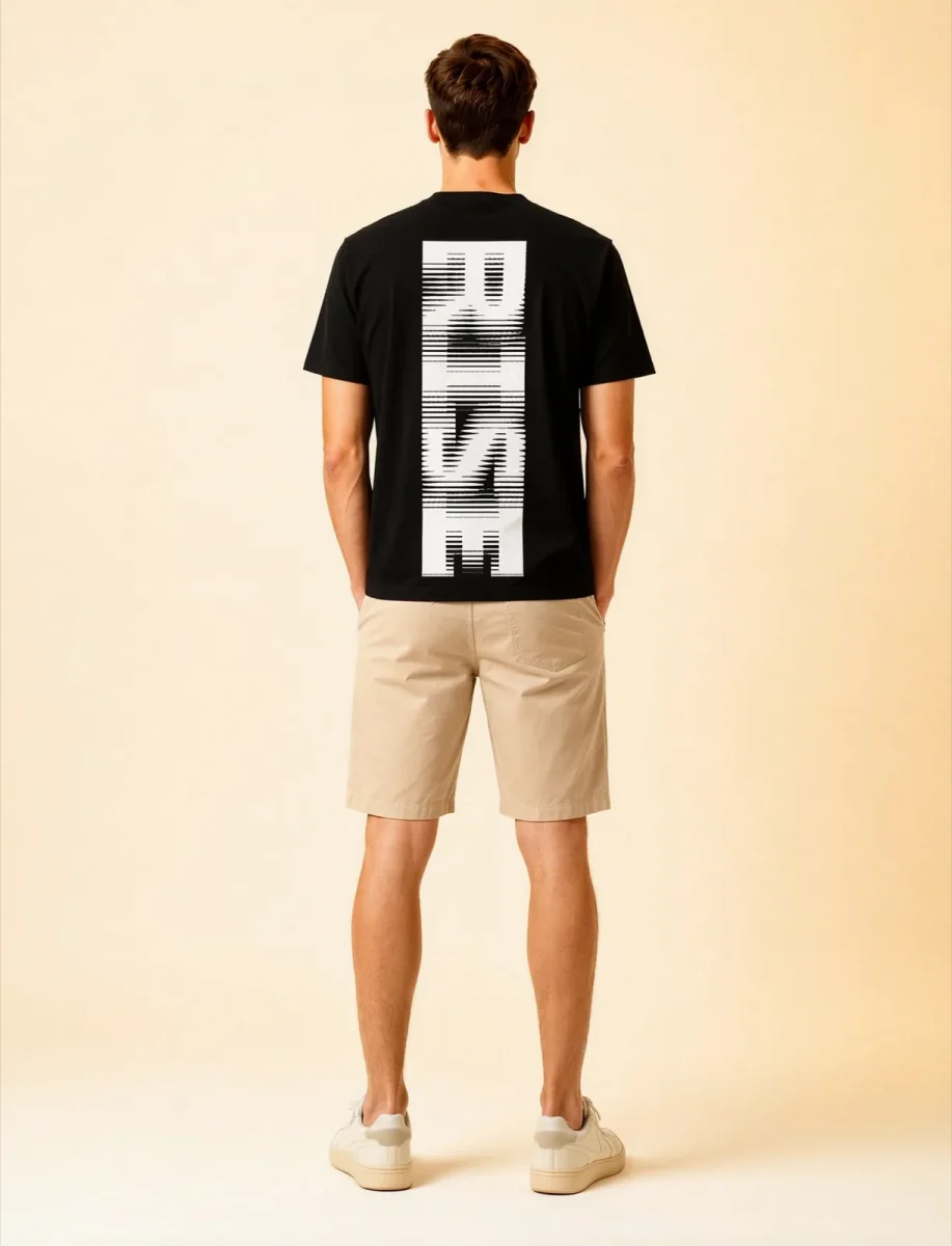 Its.That. Rise Word-Art Tee, back view, Its.That.
