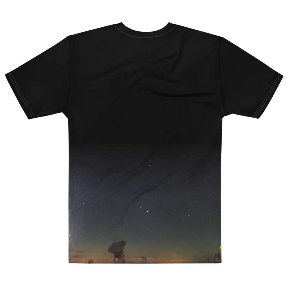 Its.That. Chajnantor Milky Way 360 Wrap Tee, flat back view, Its.That.